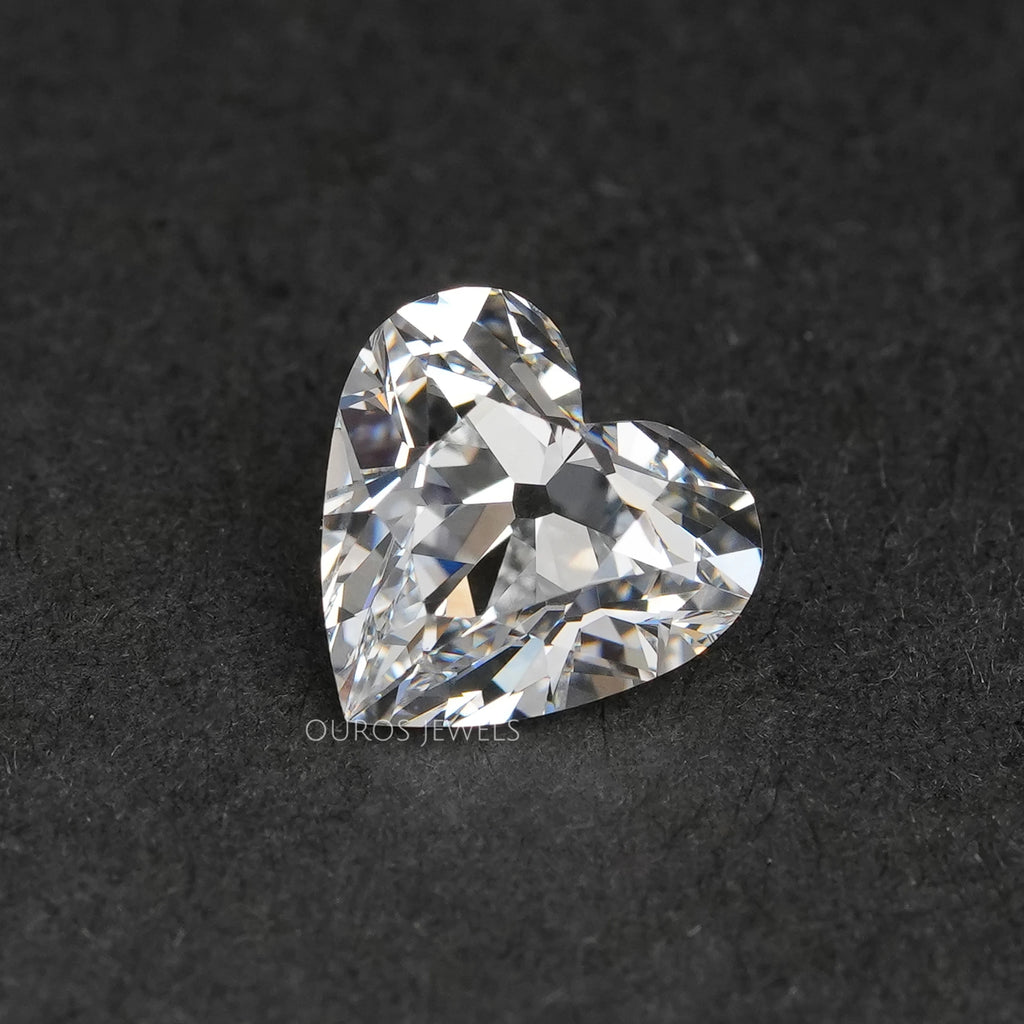 Old Mine Heart Cut Lab Grown Diamond Loose