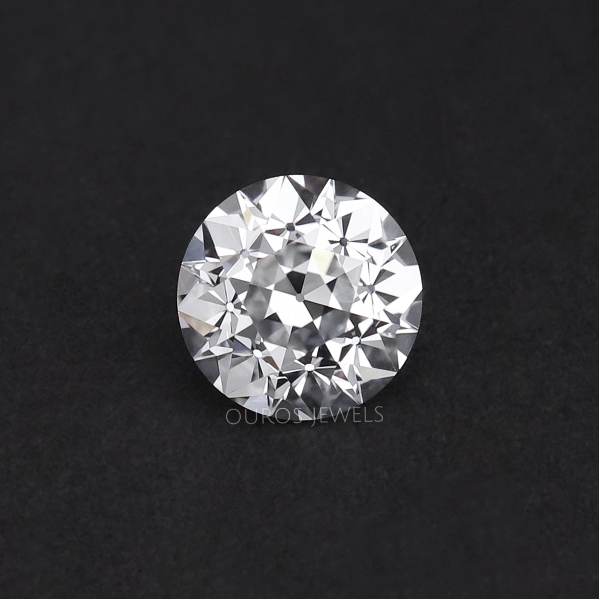 Higher Crown Old European Round Cut Lab Grown Diamond