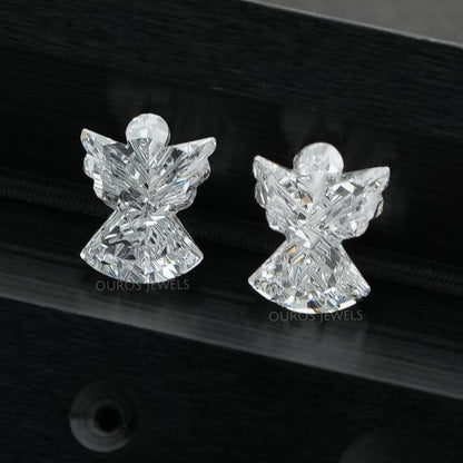 Angel Cut Lab Diamond Matching Pair