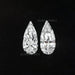 Long Pear Cut Lab Grown Pair Diamond Loose