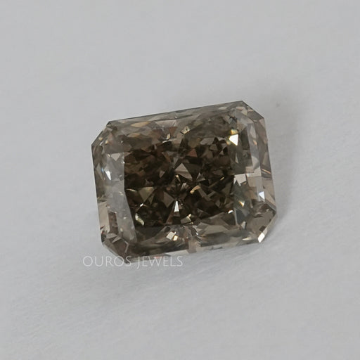 Square Olive Radiant Cut Lab Grown Diamond