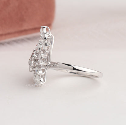 Cluster Lab Diamond Cocktail Ring Ring