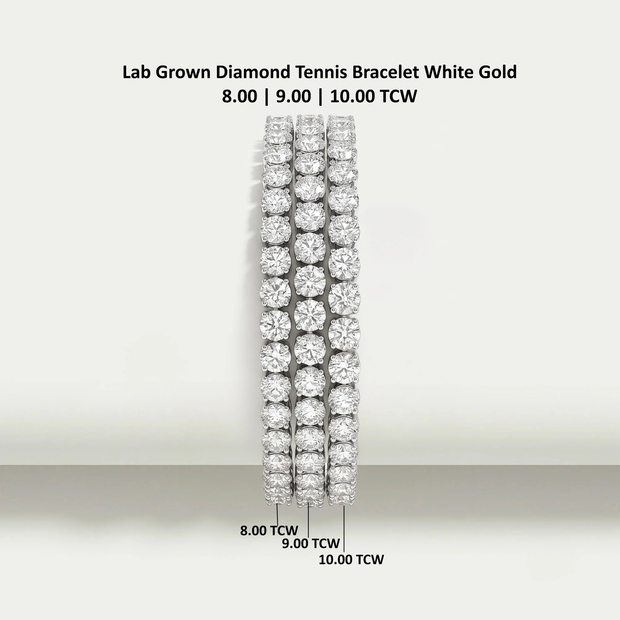 Stilvolles Armband Mit Brillantem, Rundem Labor-diamanten
