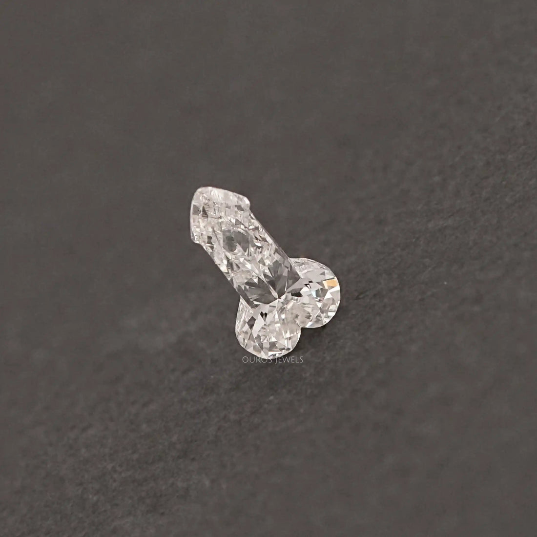 Penis Shape Lab Grown Diamond Loose