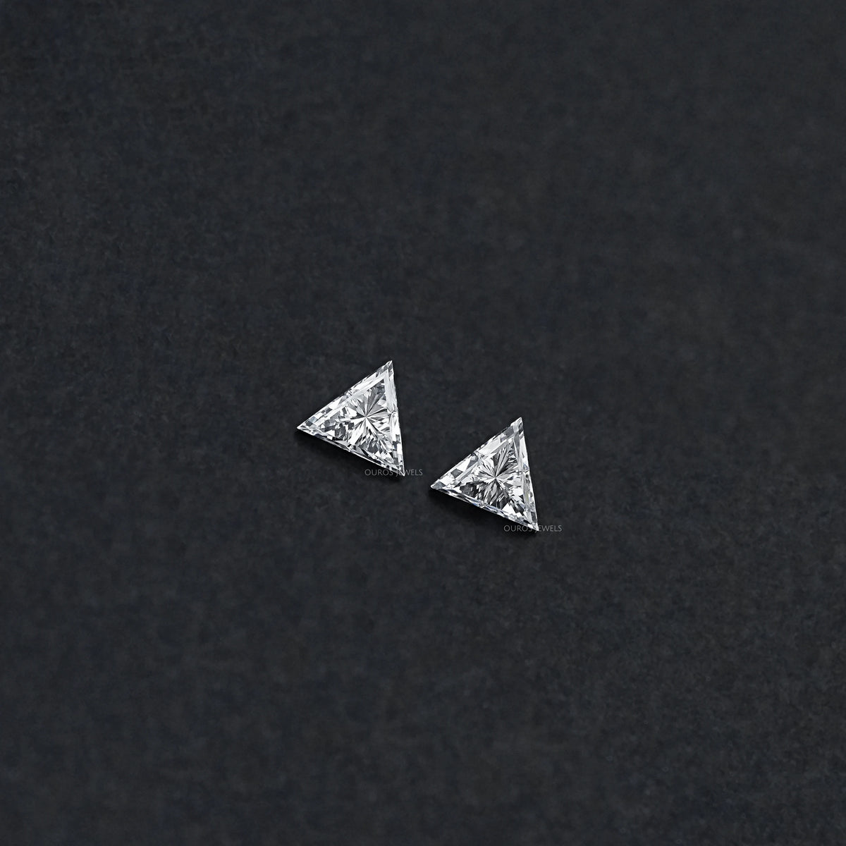 Triangle Cut Lab Grown Diamond Loose Pair Loose