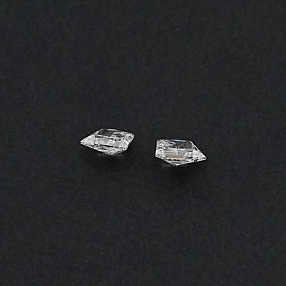 Brilliant Cut Trapezoid Lab Grown Diamond Pair