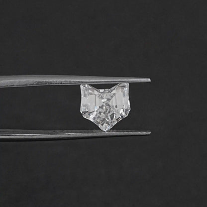 Antique Shape Cat Face Cut Lab Grown Diamond Loose