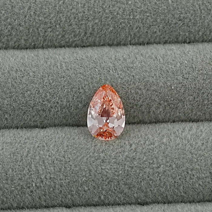 Light Pink Old Mine Pear Lab Grown Diamond Loose