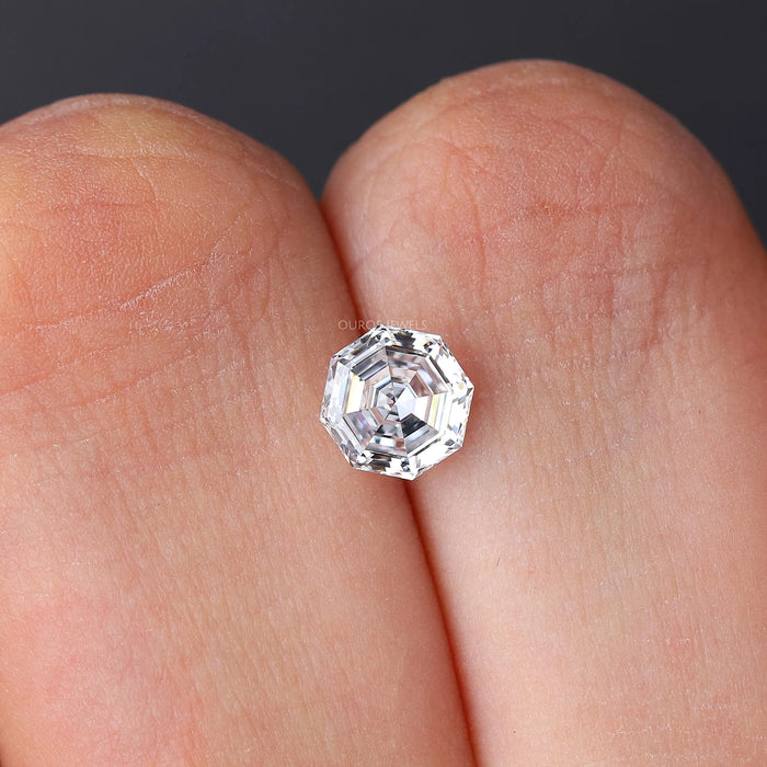 Octagon Cut Lab Grown Diamond