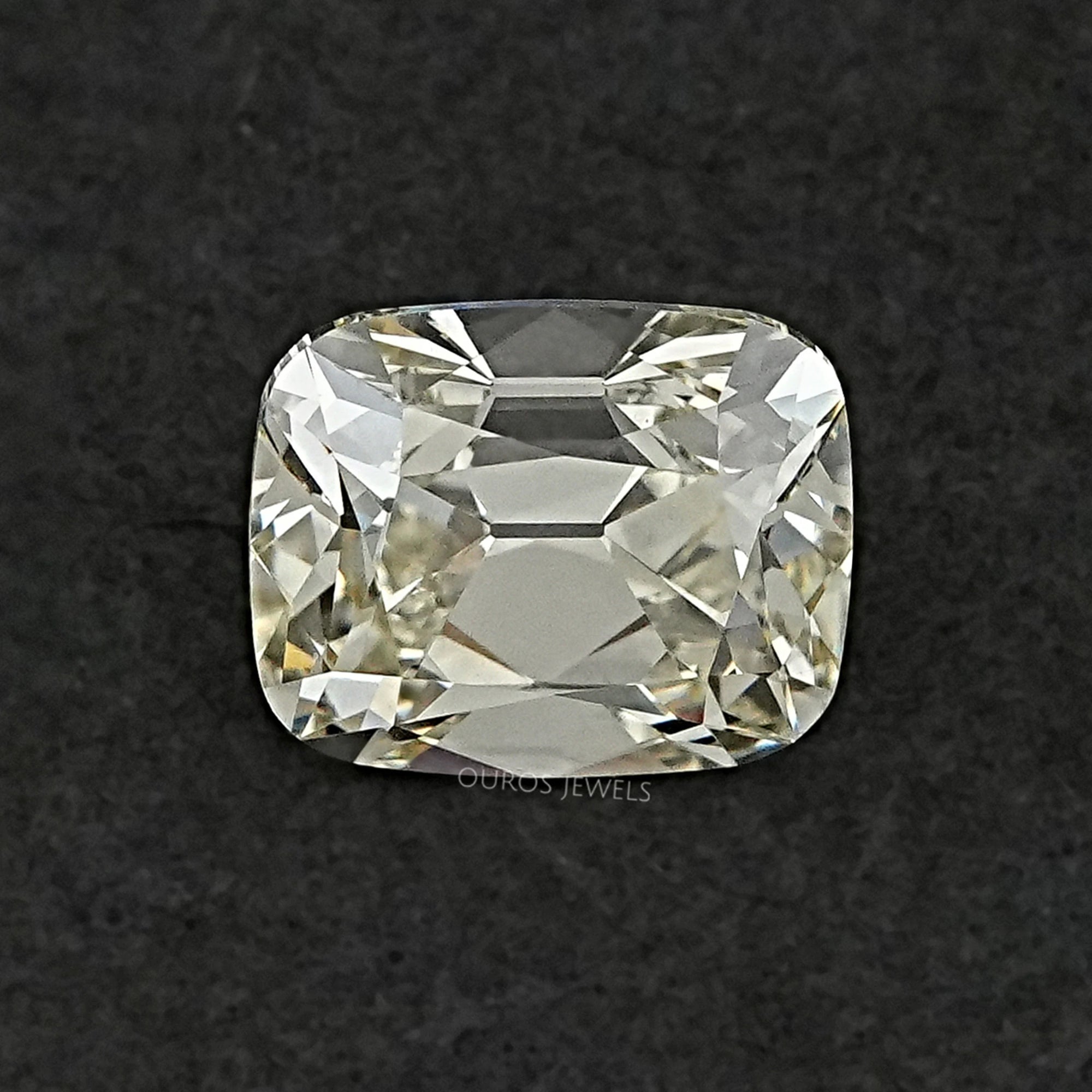 Old Mine Cushion Cut Lab Grown Diamond JK VS