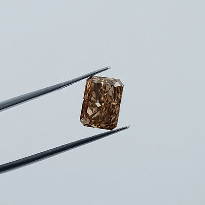 Fancy Brown Radiant Lab Grown Loose Diamond