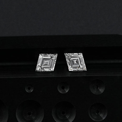 Lozenge Cut Lab Grown Pair Diamond Loose
