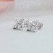 Marquise Cut Flower Diamond Stud Earrings Earring