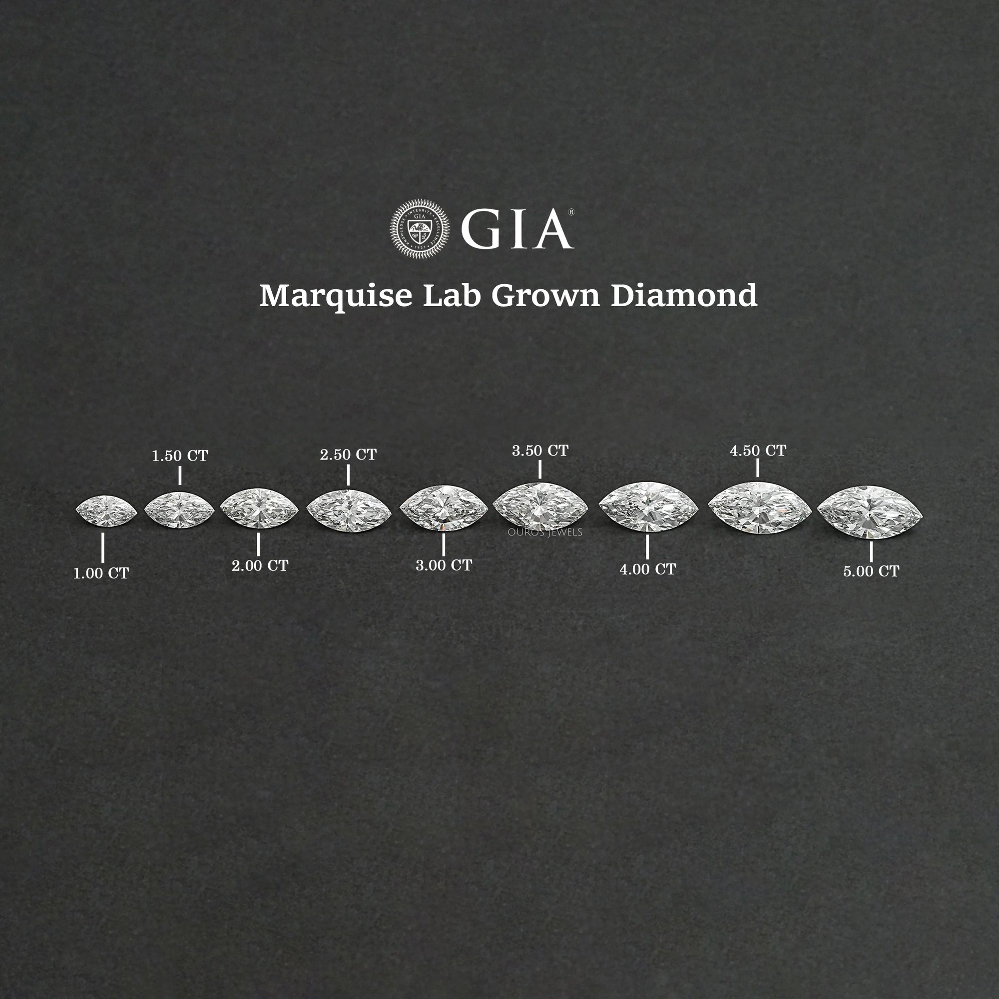 Certified Marquise Cut Lab Grown Diamond Loose
