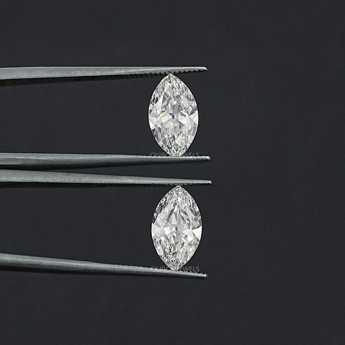 Old Mine Marquise Lab Diamond Matching Pair Loose