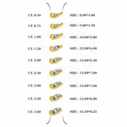 Lab Diamond Sculpted Wave Solitaire Ring Ring