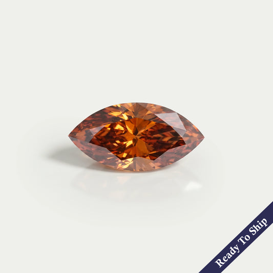 2,80 Karat Champagner Marquise Diamant Lose
