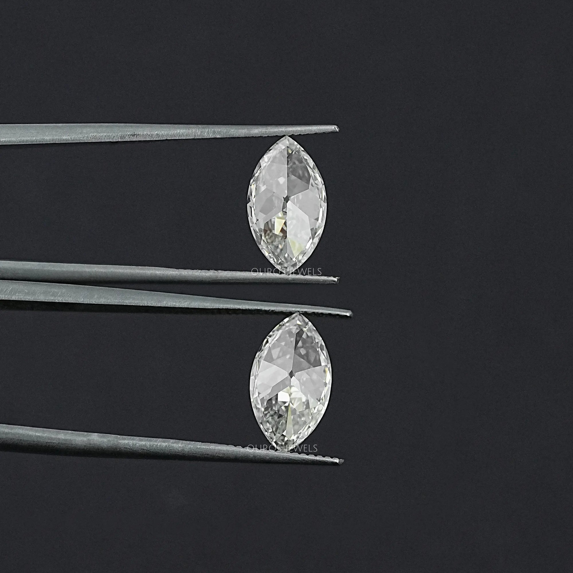 Old Mine Marquise Lab Diamond Matching Pair Loose