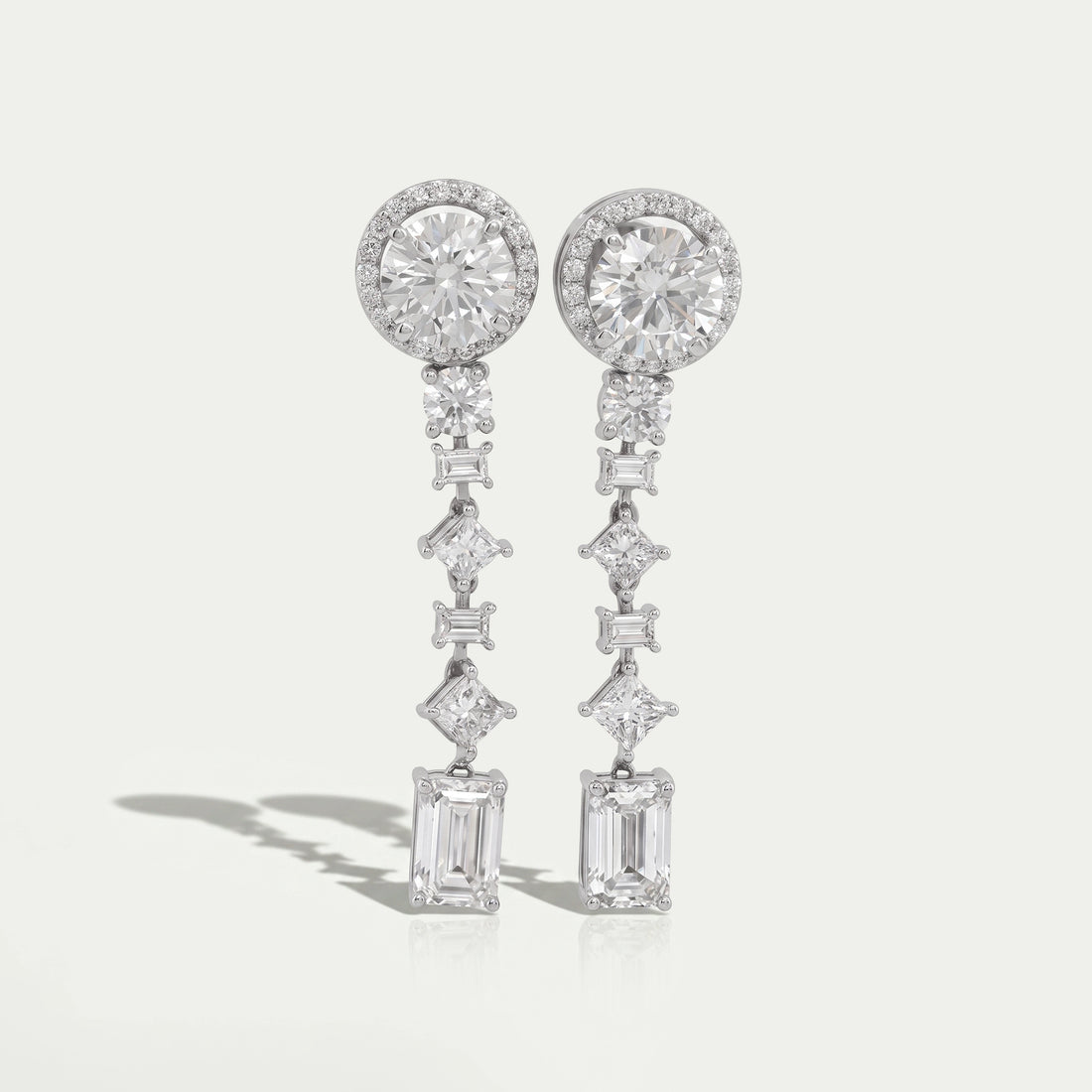 Multi Shape Lab Grown Diamond Earring