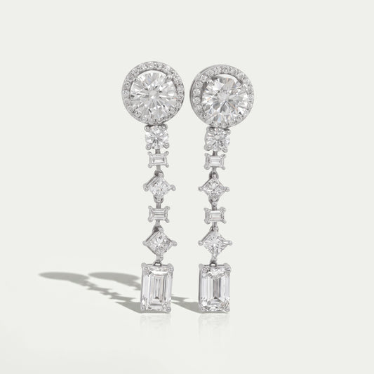 Multi Shape Lab Grown Diamond Earring
