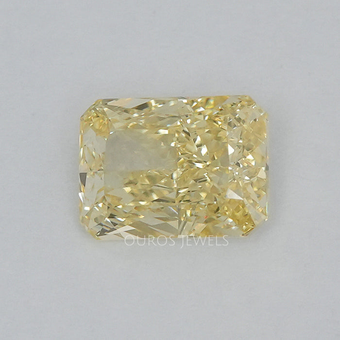 2.15 Carat Fancy Intense Yellow Radiant Cut Lab Diamond