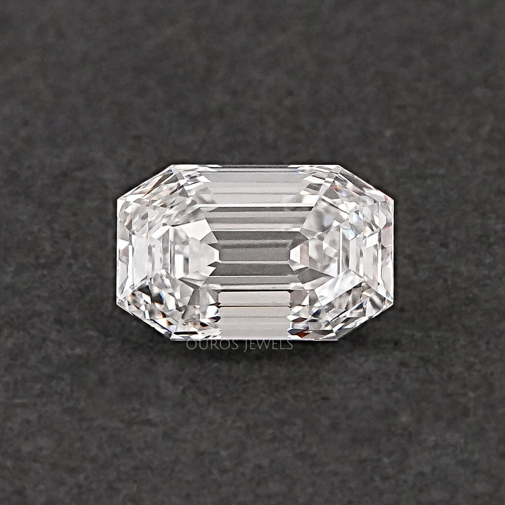 Old Cut Emerald Shape Lab Grown Diamond GH Loose