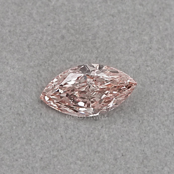 4.00 CT Fancy Pink Marquise Cut Lab Diamond
