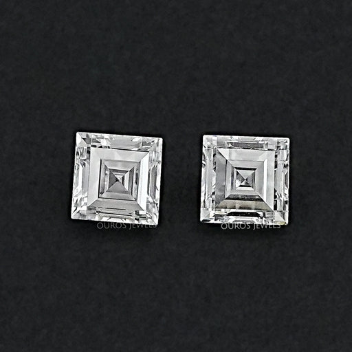 Carre Cut Lab Grown Matching Pair Diamond Loose
