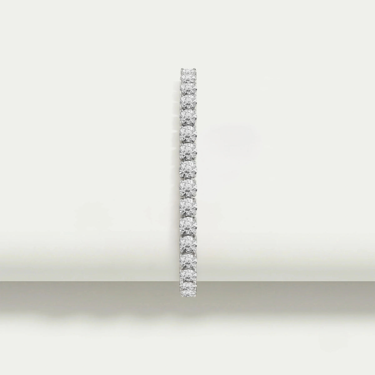 Alteuropäisch Rund Schliff Labor Diamant Tennis Armband