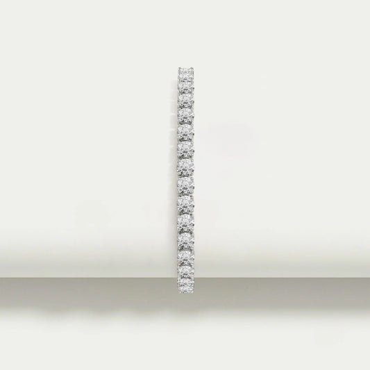 Alteuropäisch Rund Schliff Labor Diamant Tennis Armband