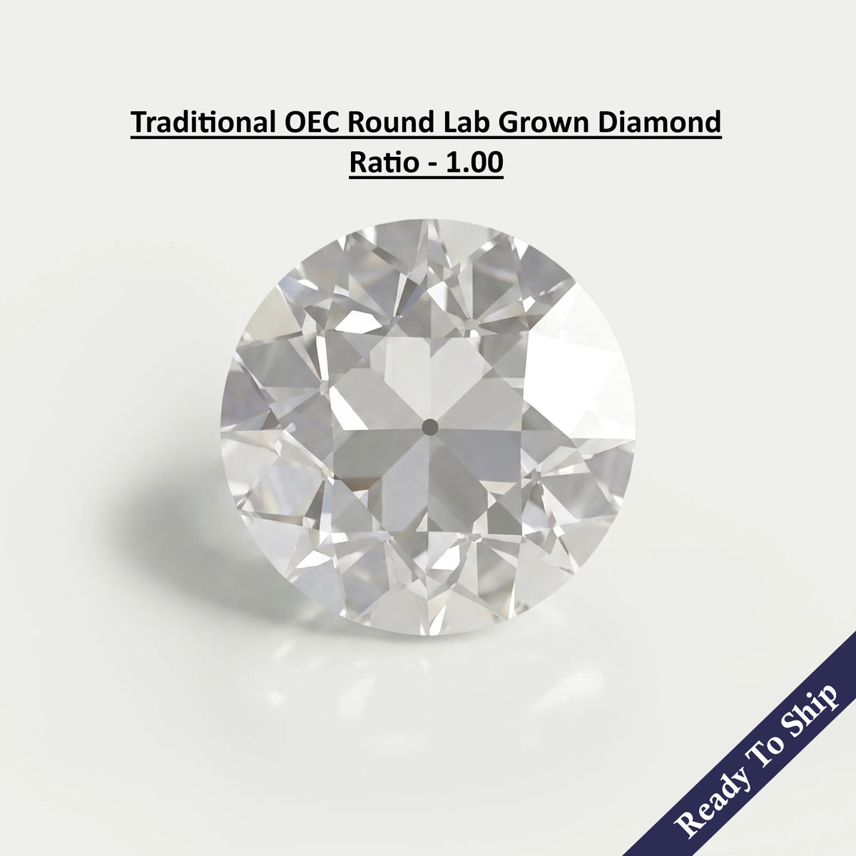 Traditional Old European Round Cut Lab Diamond Loose