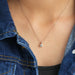 Old European Round Cut Solitaire Pendant Necklaces