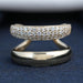 Gold Double Domed Open Cuff Ring