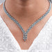 Round Cut Diamond Bridal Necklace Necklaces