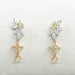 Yellow Asscher Lab Diamond Dangle Earring