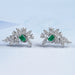 Marquise & Pear Cluster Diamond Gemstone Earrings Earring