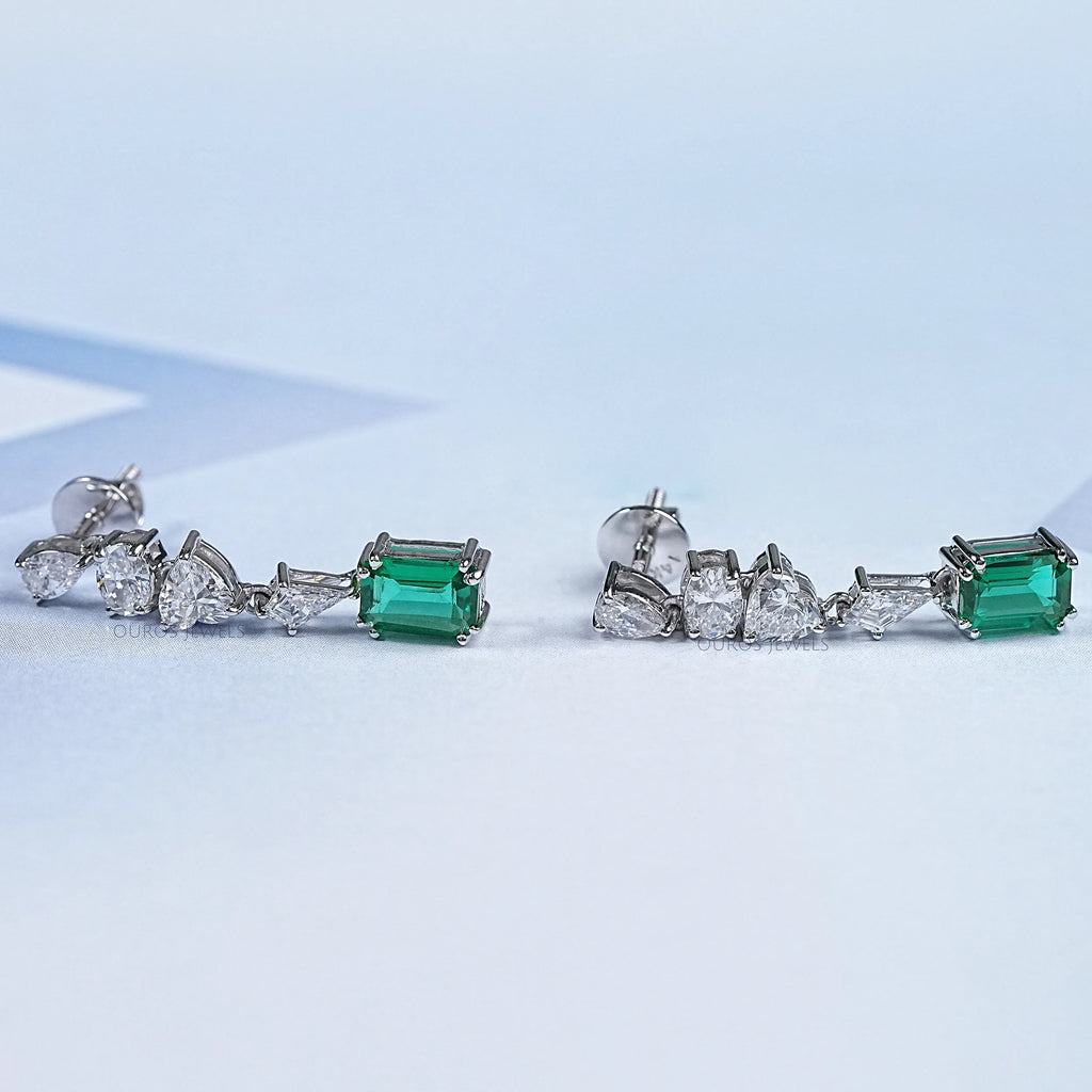 Gemstone Diamond Drop & Dangle Earrings Earring