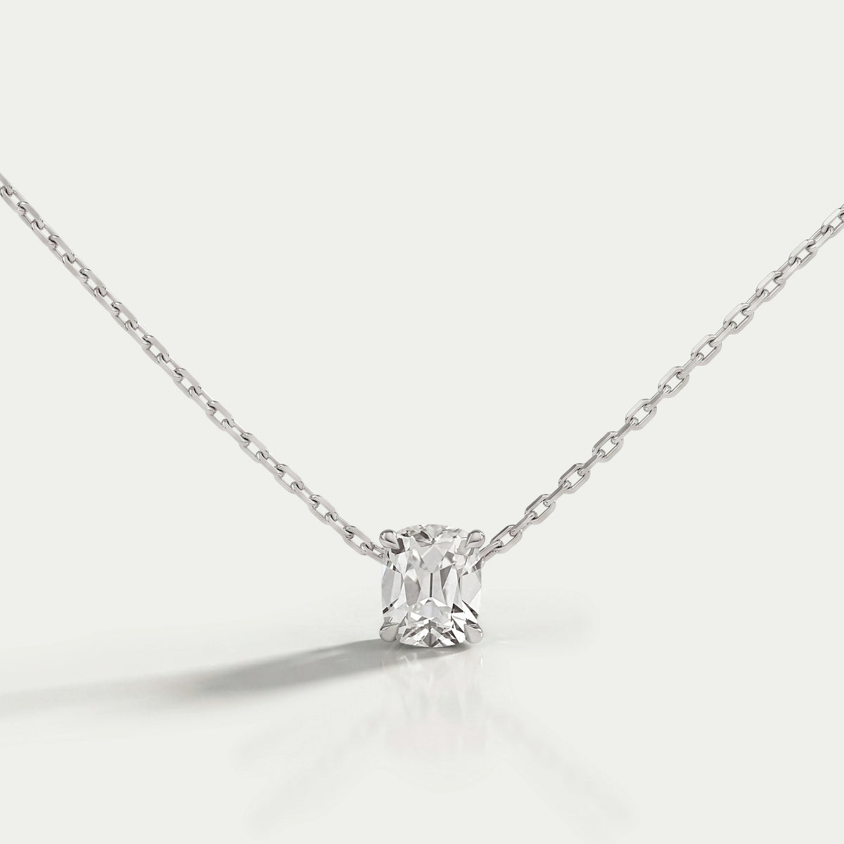 Anhänger „Old Mine Cushion Solitaire“