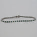 Green Oval Cut Lab Diamond Tennis Bracelet