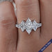 Five Stone Marquise Lab Diamond Engagement Ring