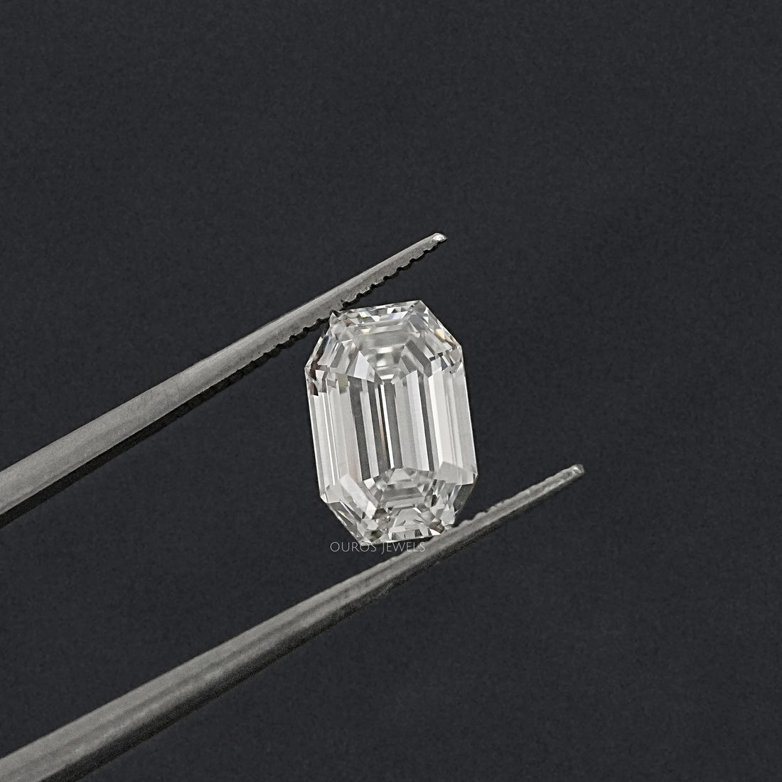 Old Mine Emerald Cut Lab Grown Loose Diamond Loose