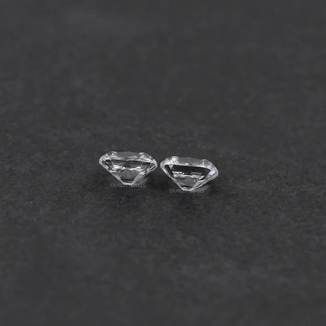 Lab Diamond Old Mine Cushion Matching Pair Loose