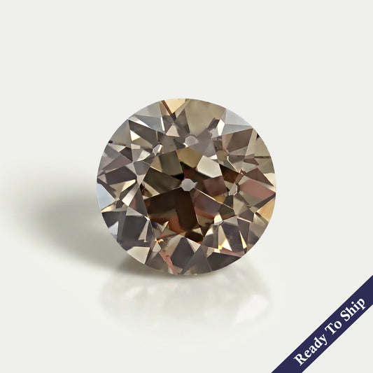 1.04 Karat Alter Europäischer Runder Champagner-Diamant
