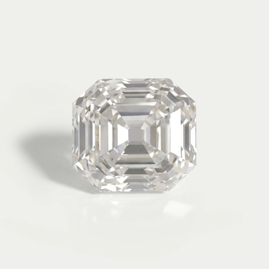 Old Mine Asscher Lab Grown Loose Diamond - 6.90 Carat
