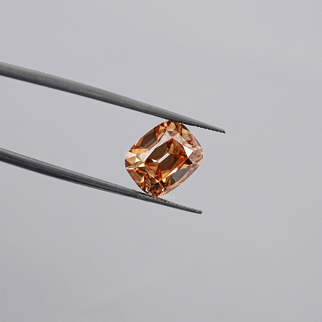 Old Mine Cushion Champagne Lab Grown Diamond Loose