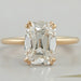 Old Mine Cushion Lab Diamond Solitaire Ring Rings
