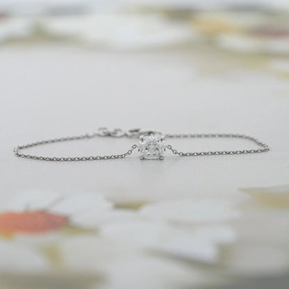 Multi-Labor-Diamantarmband mit Lünettenfassung und Solitär-Kette