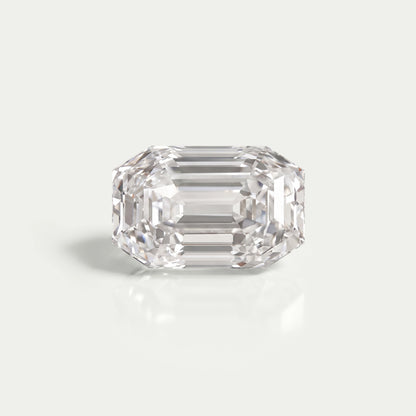 Old Cut Emerald Shape Lab Grown Diamond Loose