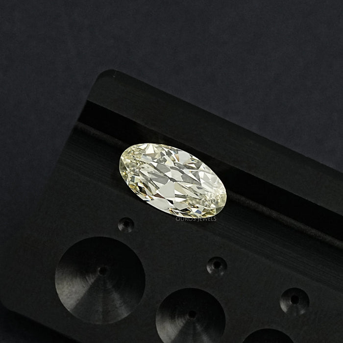 3.40 CT Old Mine Moval Cut Loose Diamond Loose