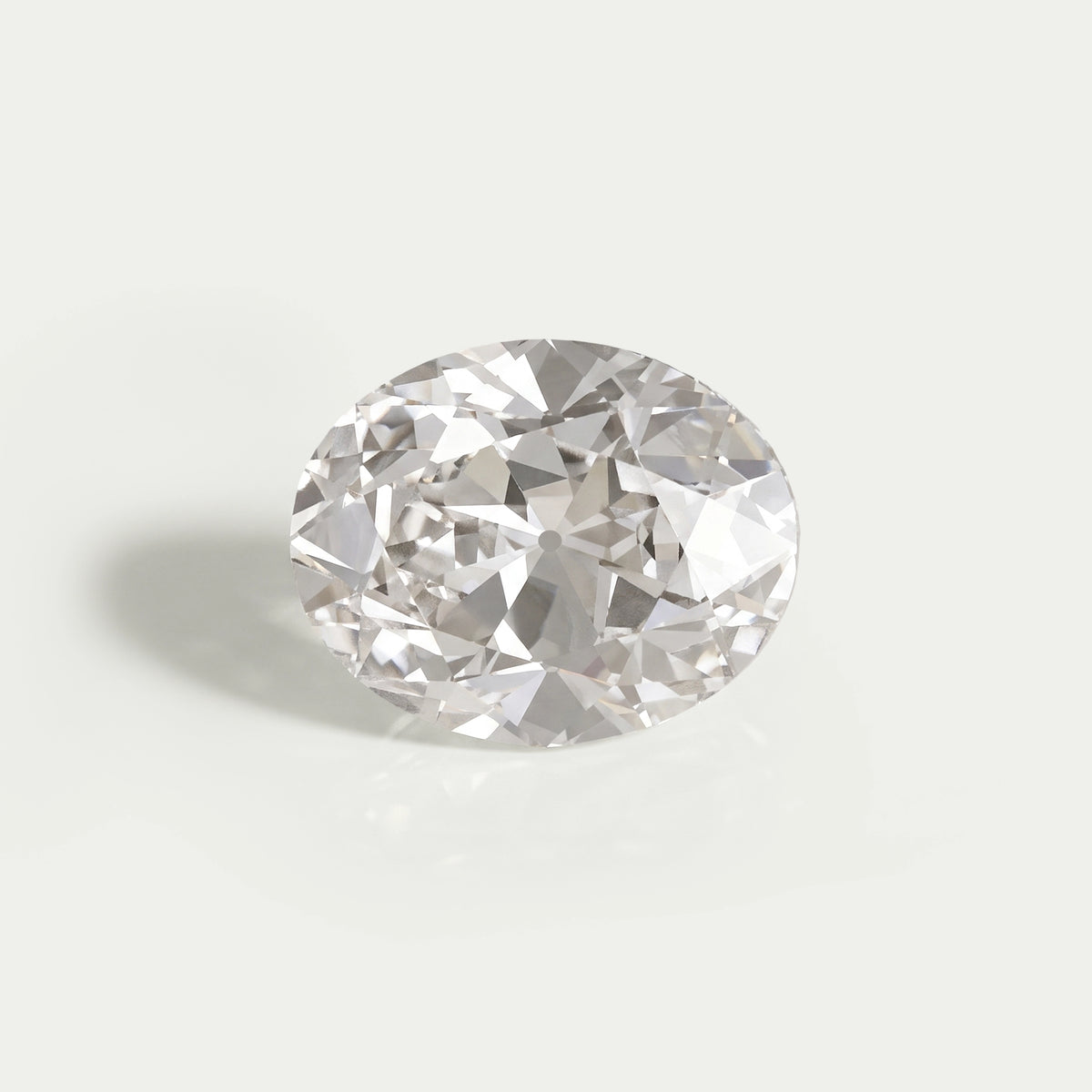Old Mine Oval Cut Lab Grown Diamond Loose